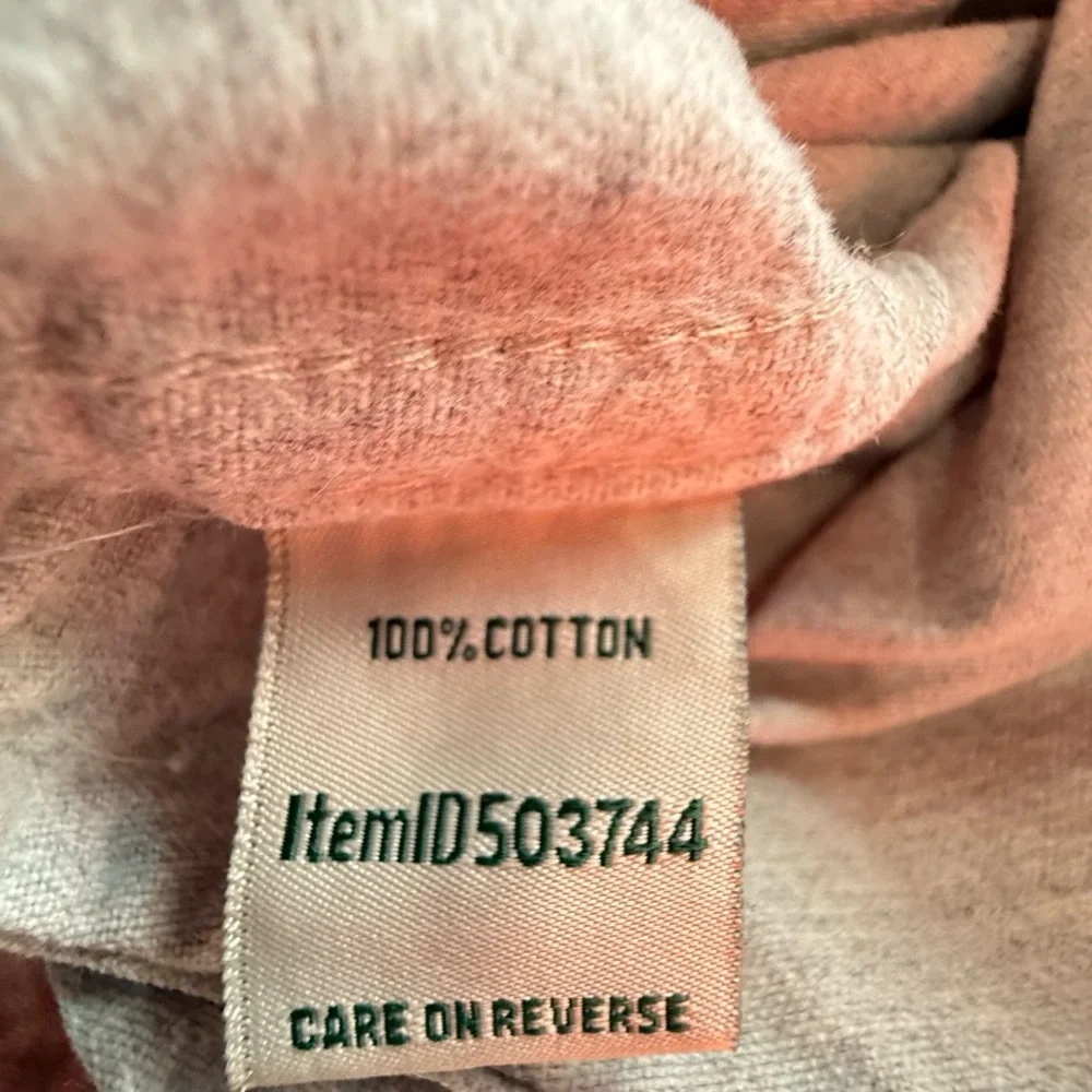 L.L. Bean Women’s Light Gray 100% Cotton Button Down Shirt Size Medium Casual - Picture 8 of 9